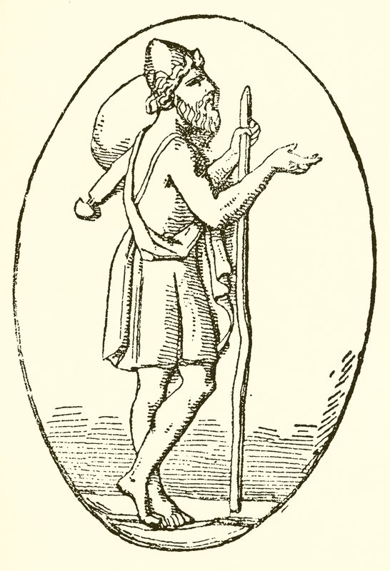 Odysseus bettelt von English School