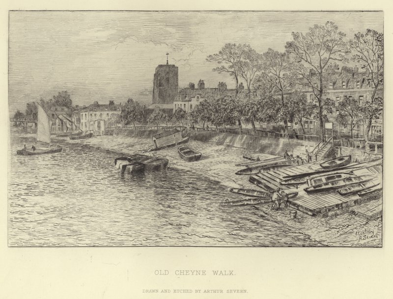 Alte Cheyne Walk von English School