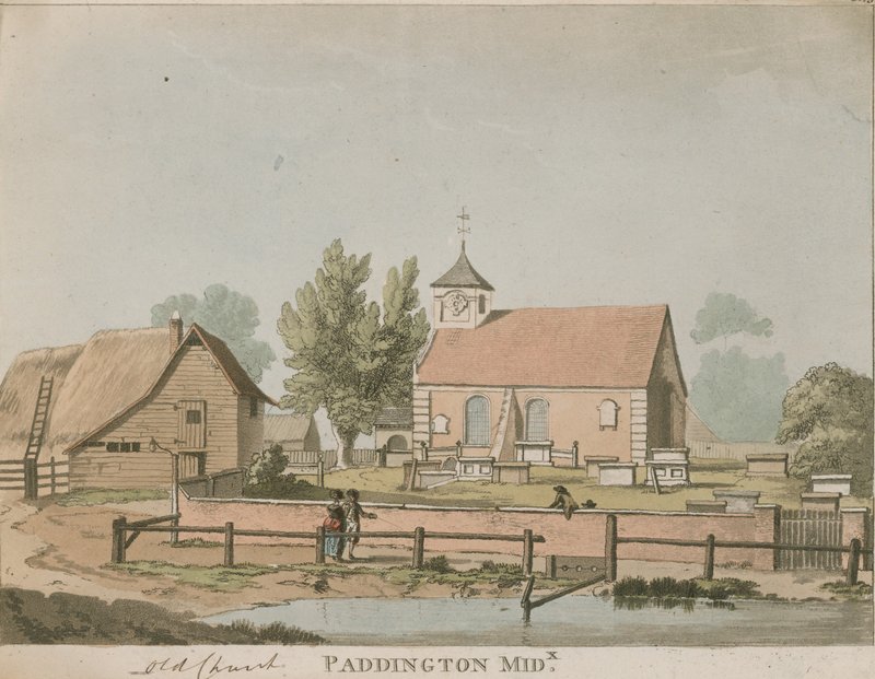 Alte Kirche, Paddington, Middlesex von English School