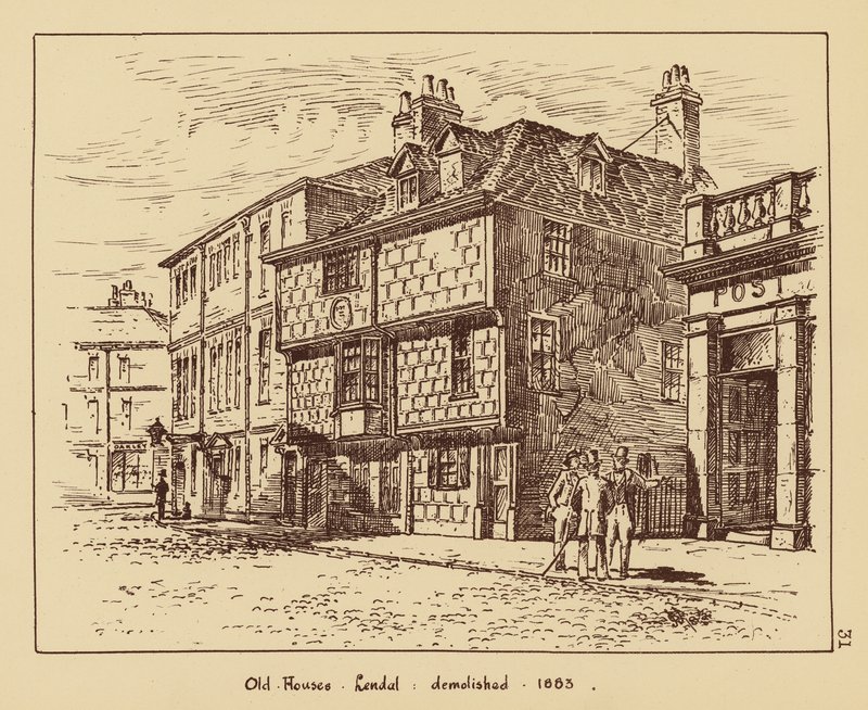 Alte Häuser, Lendal, abgerissen von English School