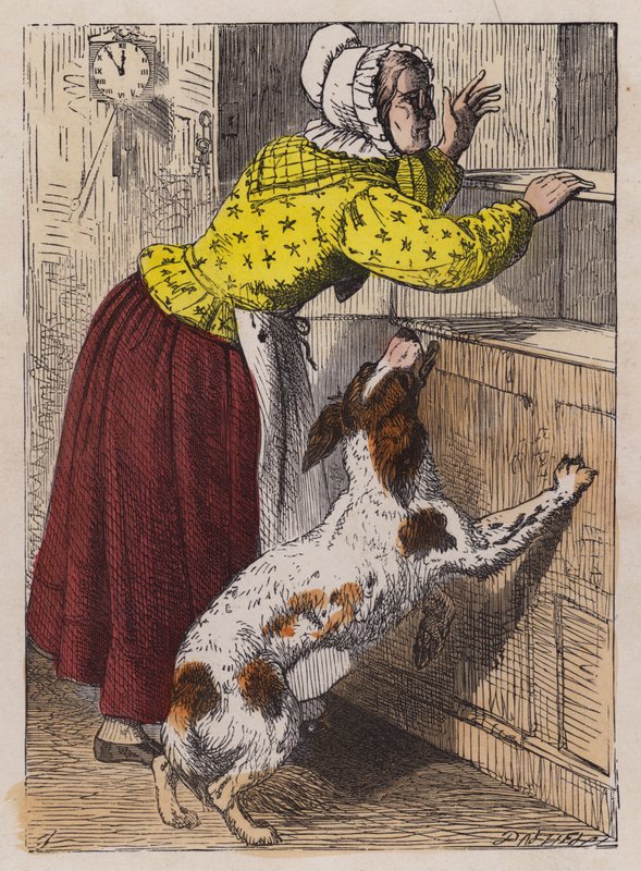 Alte Mutter Hubbard von English School