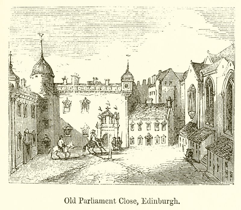 Old Parliament Close, Edinburgh von English School