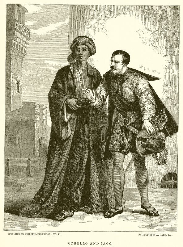 Othello und Iago von English School