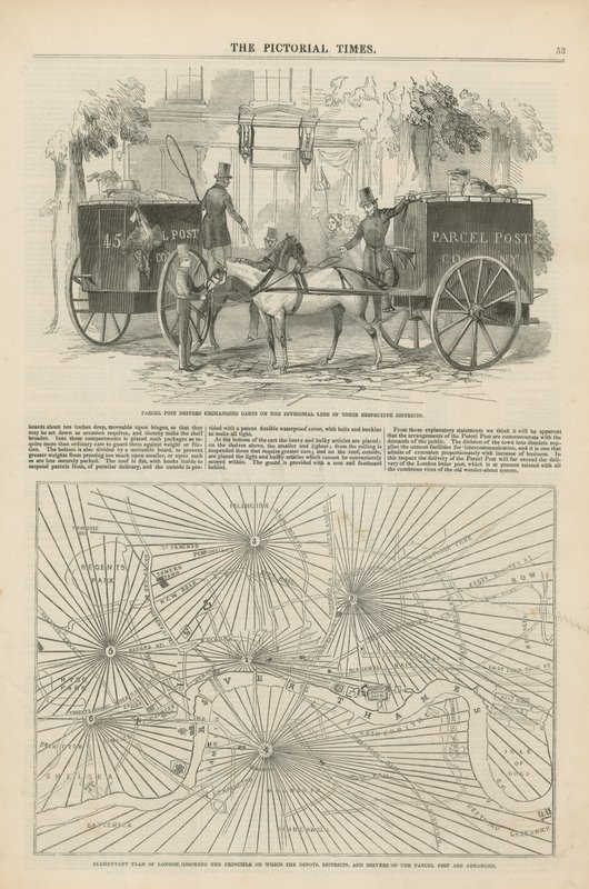 Seite aus The Pictorial Times von English School