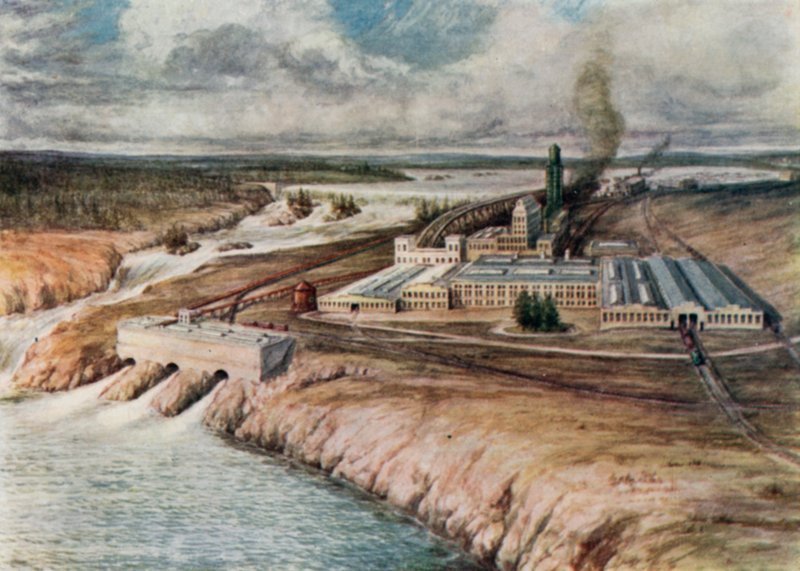 Papierfabriken, Neufundland von English School