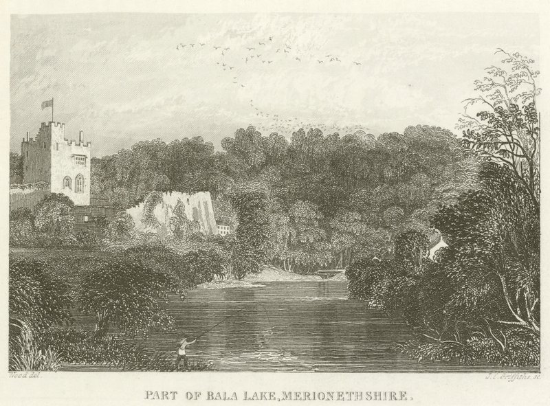 Teil des Bala-Sees, Merionethshire von English School