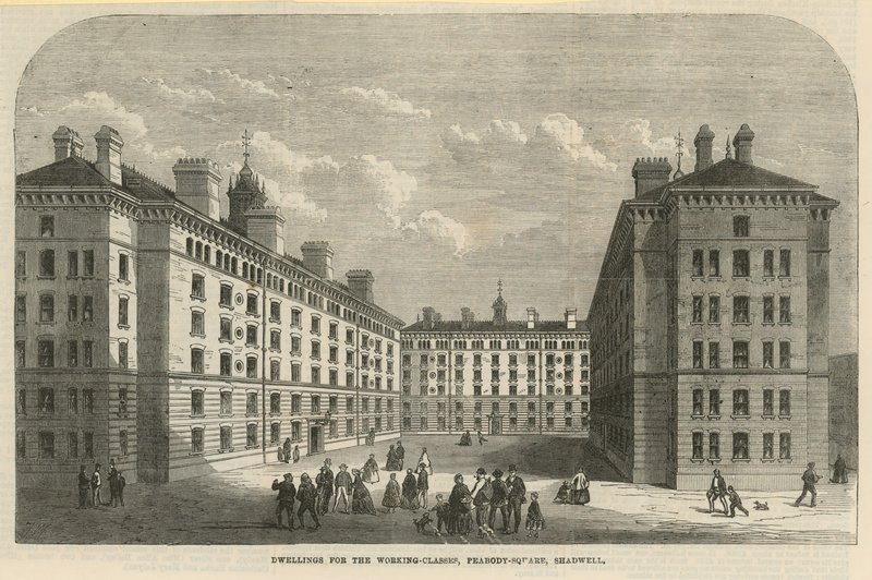 Peabody Square in Shadwell von English School