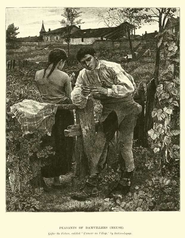 Bauern von Damvillers, Meuse von English School