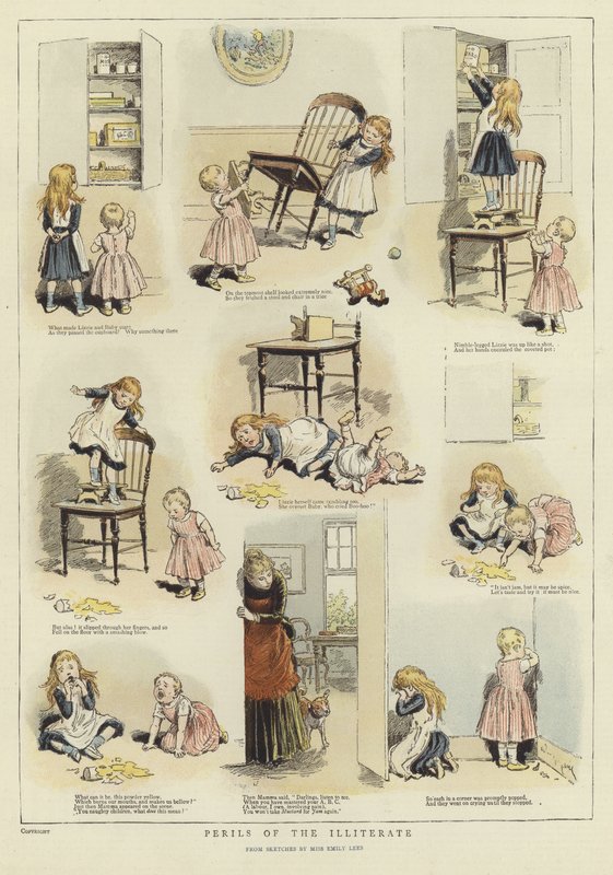 Gefahren der Analphabeten von English School