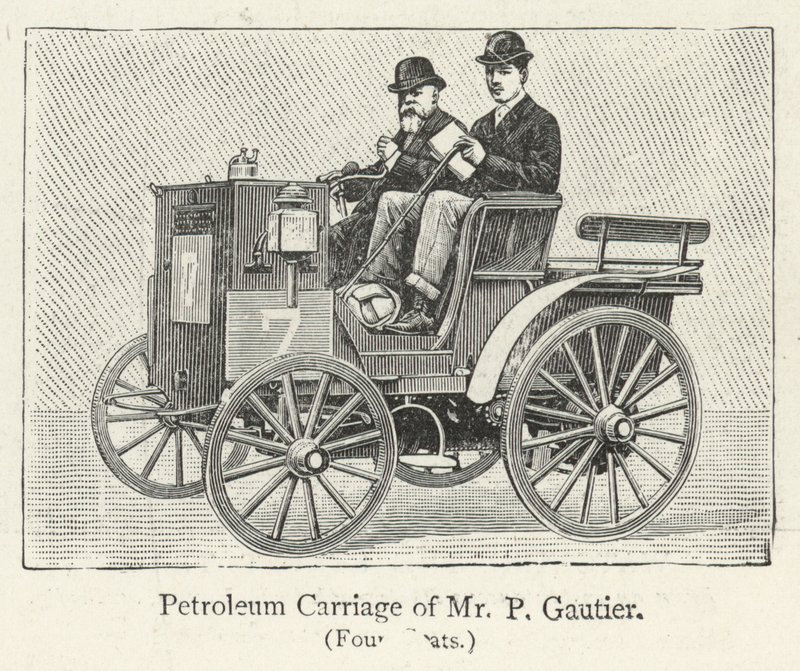 Petroleumwagen von Herrn P. Gautier von English School
