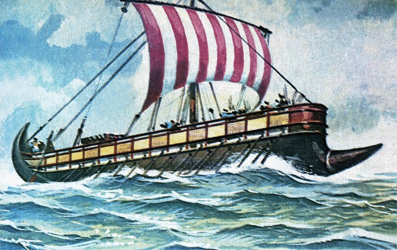 Phönizisches Schiff von English School