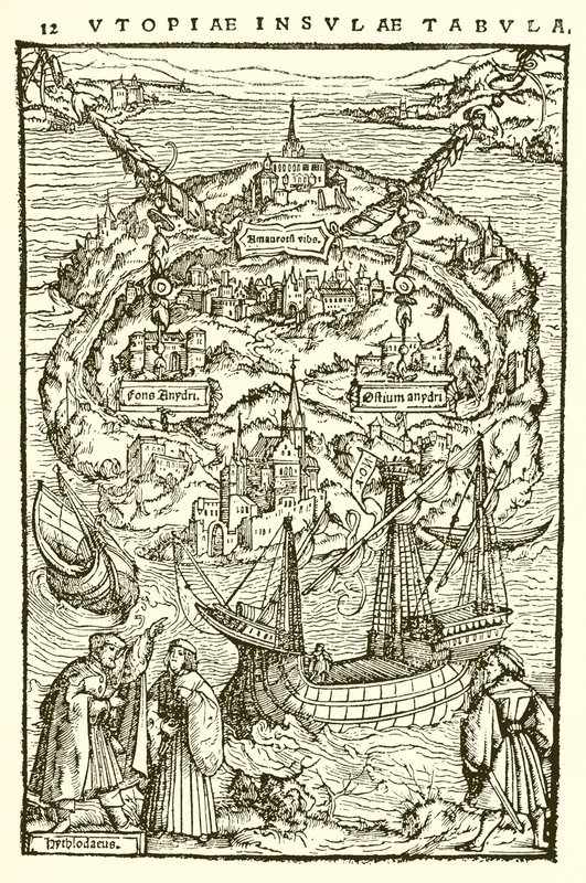 Plan von Utopia von English School