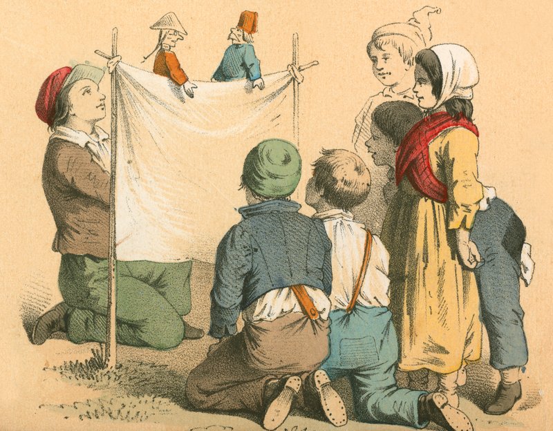 Puppenspiel von English School