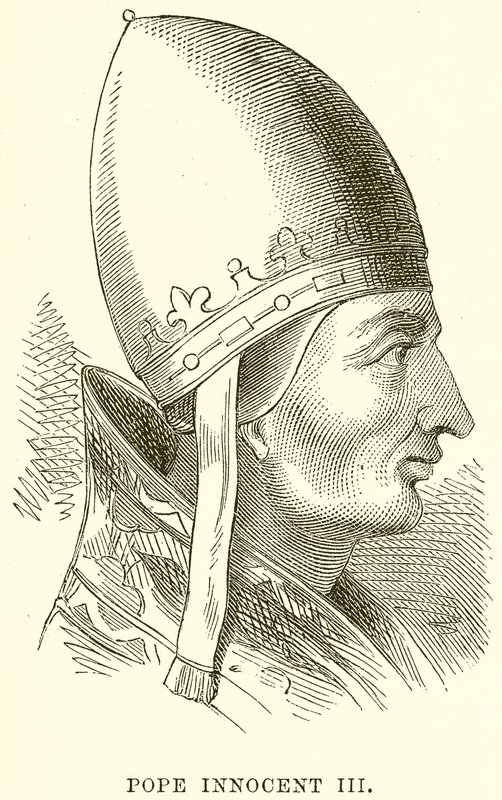 Papst Innozenz III von English School