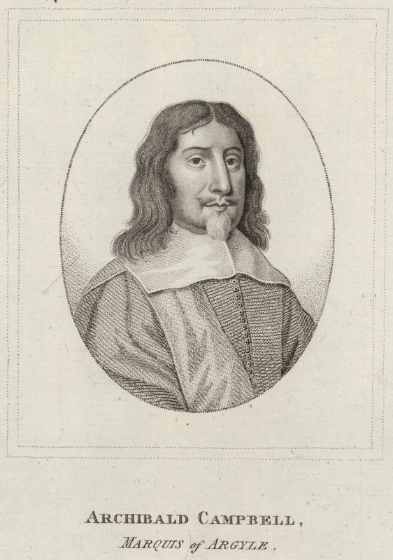 Porträt von Archibald Campbell von English School