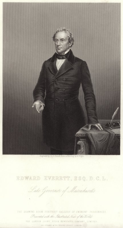 Porträt von Edward Everett von English School