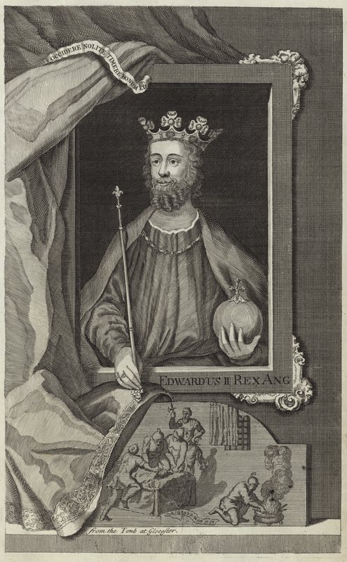 Porträt von Eduard II. von England von English School