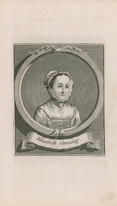 Porträt von Elizabeth Canning von English School