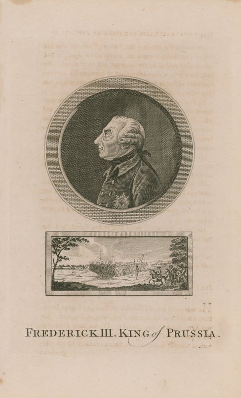 Porträt von Friedrich III. von English School