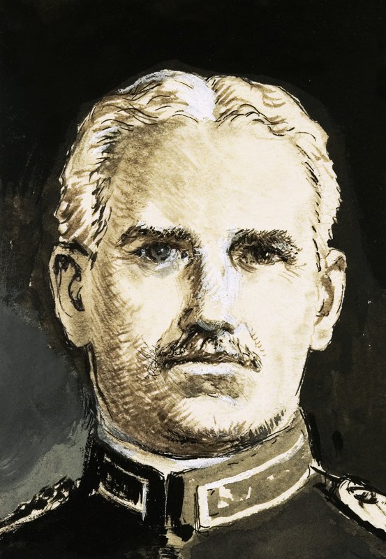 Porträt von G. W. Goethals von English School