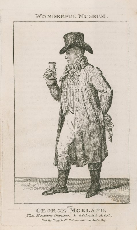 Porträt von George Morland von English School