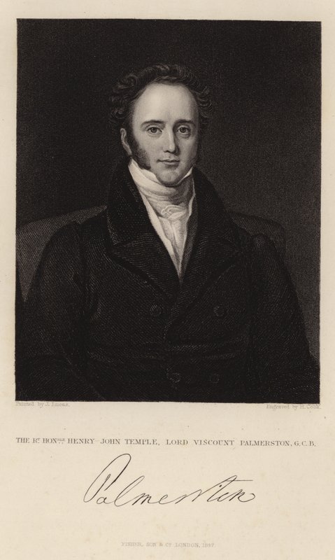 Porträt von Henry John Temple von English School