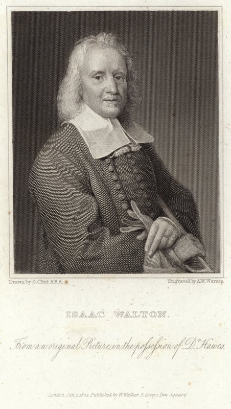 Porträt von Izaak Walton von English School