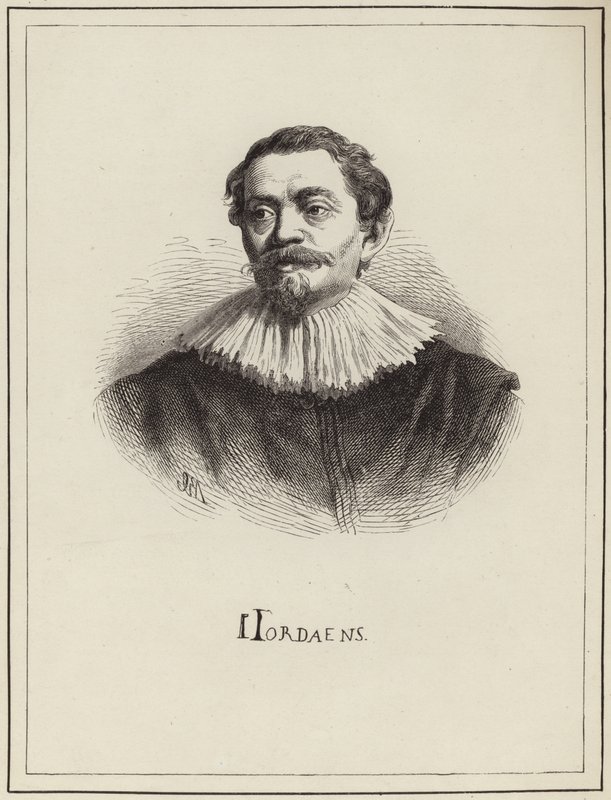 Porträt von Jacob Jordaens von English School