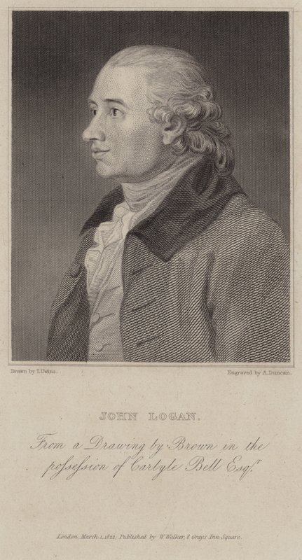 Porträt von John Logan von English School