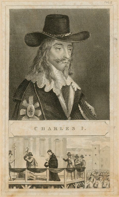 Porträt von König Karl I. von English School