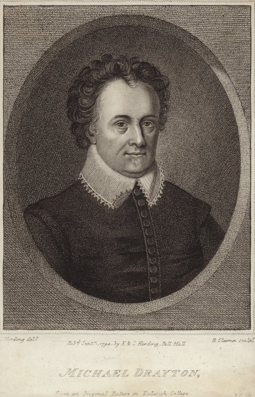 Porträt von Michael Drayton von English School