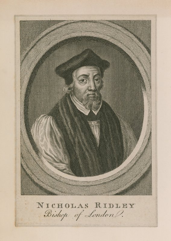 Porträt von Nicholas Ridley von English School