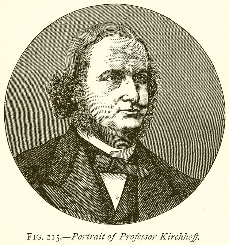 Porträt von Professor Kirchhoff von English School