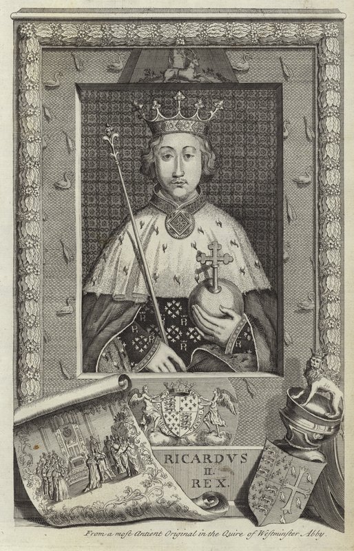 Porträt von Richard II. von England von English School