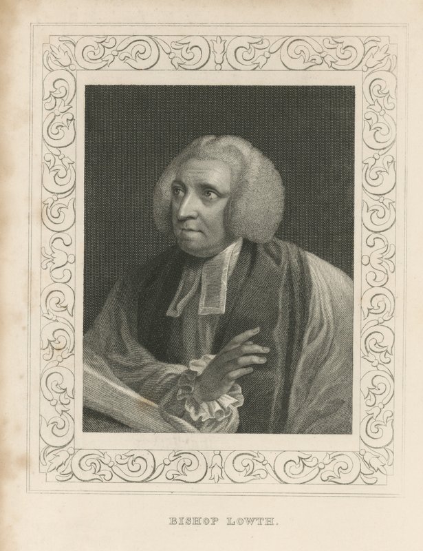 Porträt von Robert Lowth von English School