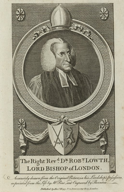 Porträt von Robert Lowth von English School