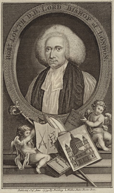 Porträt von Robert Lowth von English School