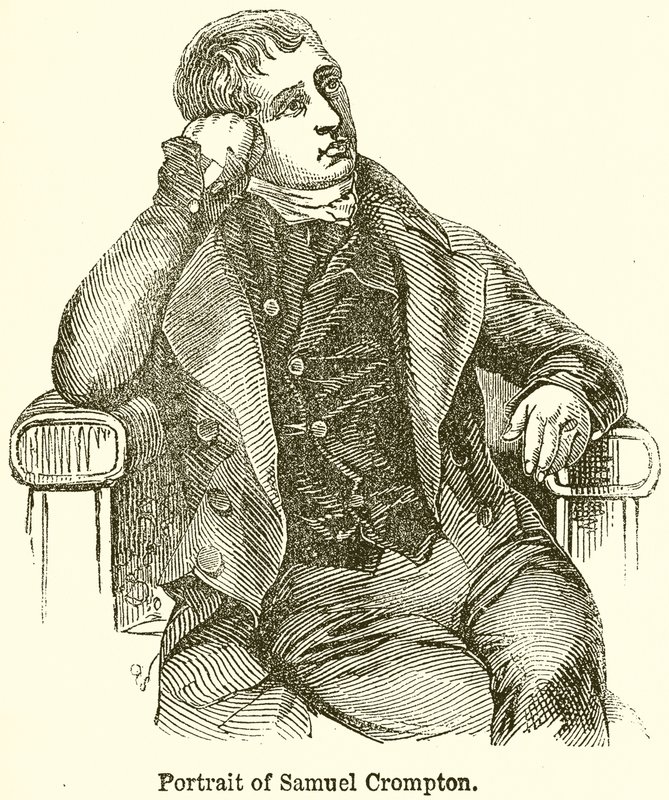 Porträt von Samuel Crompton von English School