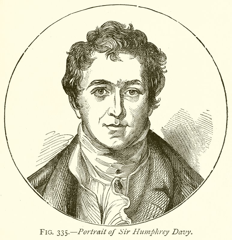 Porträt von Sir Humphrey Davy von English School