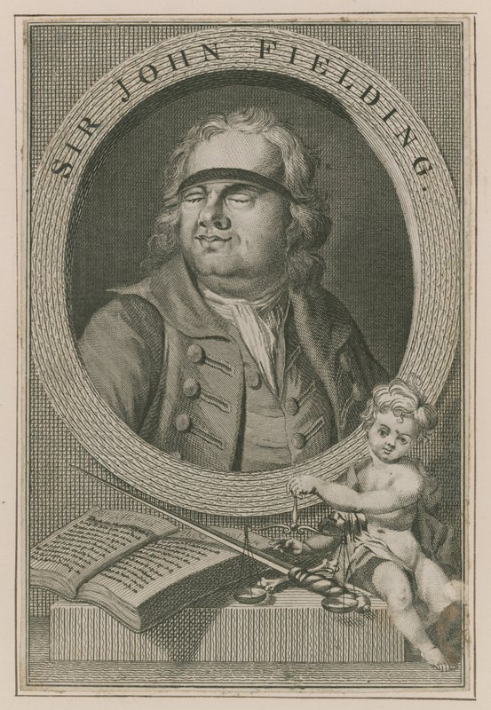 Porträt von Sir John Fielding von English School