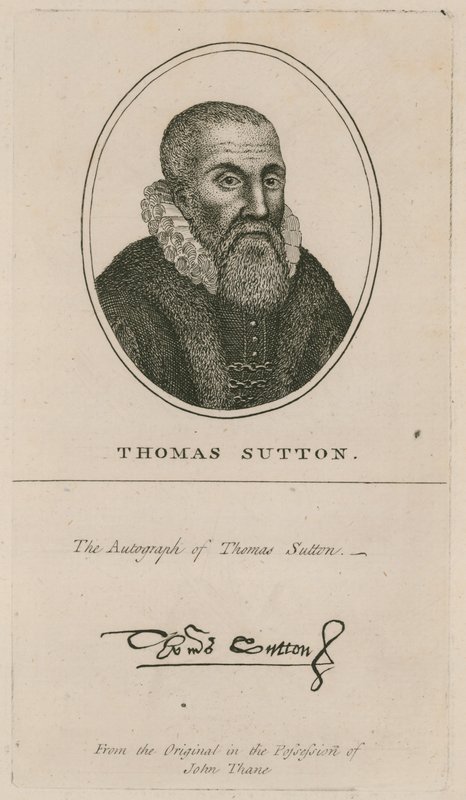 Porträt von Thomas Sutton von English School