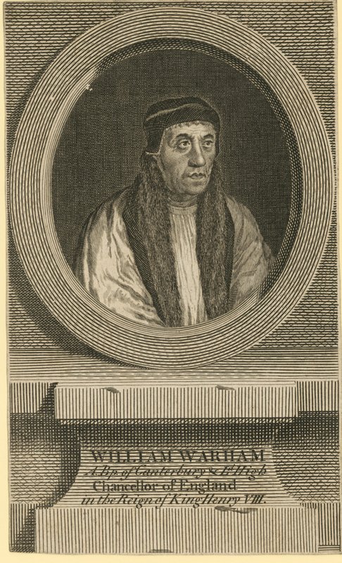 Porträt von William Warham von English School