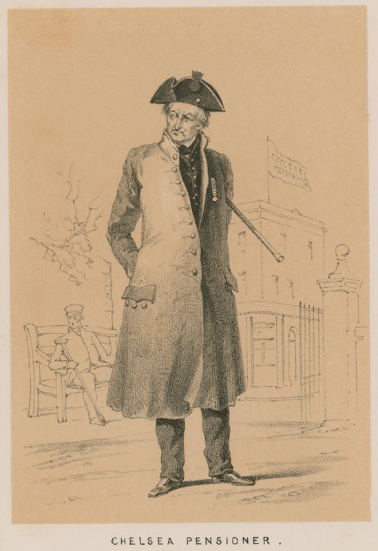 Porträt eines Chelsea-Pensionärs von English School