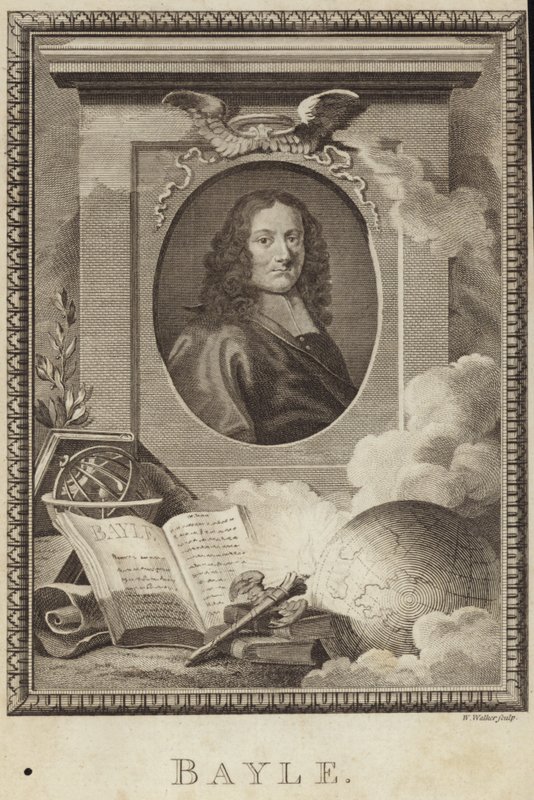 Porträts von Pierre Bayle von English School
