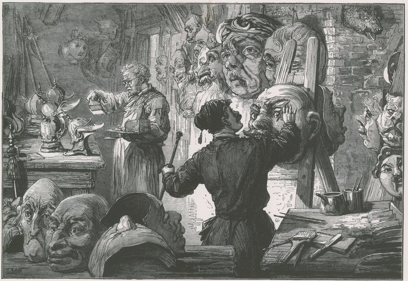Vorbereitung auf die Pantomime von English School