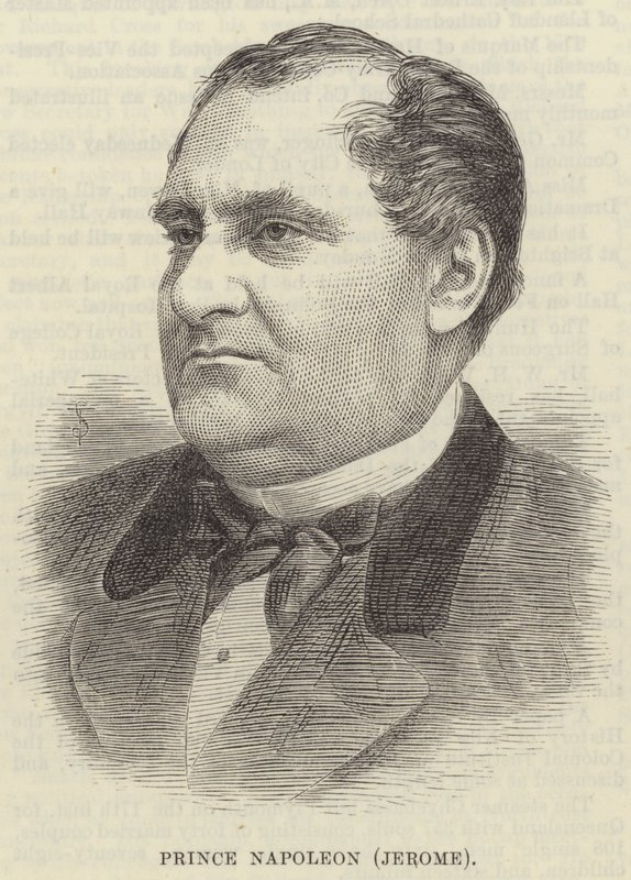 Prinz Napoleon (Jerome) (Gravur) von English School