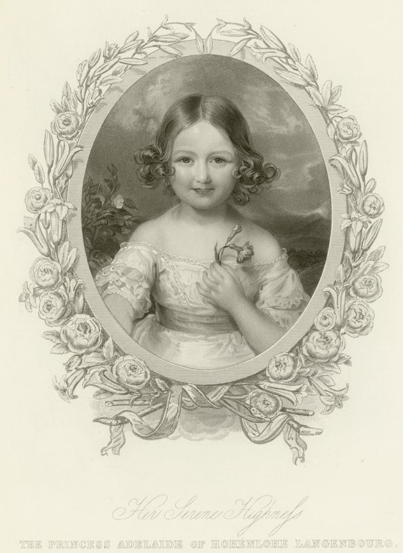 Prinzessin Adelaide von Hohenlohe-Langenburg von English School