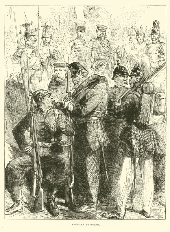 Preußische Uniformen, August 1870 von English School