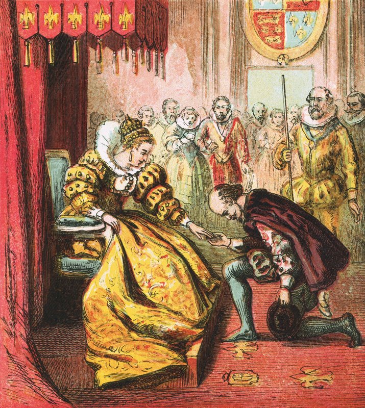 Königin Elisabeth und Shakespeare von English School