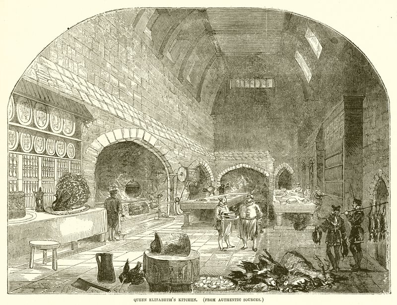 Königin Elisabeths Küche von English School